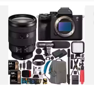 กล้องมิเรอร์เลสฟูลเฟรมรุ่นใหม่ล่าสุด A7 III A7M3 4K HDR + เลนส์ 28-70 มม. OSS ชุดแพ็คเกจ ILCE-7M3 - Product Image 1