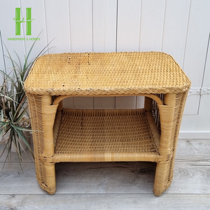 Meilleur vendeur Table basse ronde moderne Écologique Rotin naturel Fait à la main Meubles de salon en provenance du Vietnam - Product Image 5