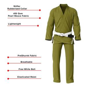 Haute qualité BJJ Gi Logo personnalisé léger armure perlée Jiu Jitsu Kimono uniforme OEM costume d'arts martiaux - Product Image 6