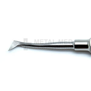 Elevador dental curvado de acero inoxidable Elevador manual de raíces Elevadores de dientes de extracción de dientes por Metal Med Corporation - Product Image 1