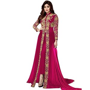 Nouvelle arrivée femmes Anarkali longue robe avec Dupatta undefined ethnique Premium qualité grande taille femmes Collection hiver - Product Image 2