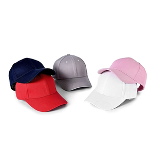 Vente en gros de casquette de baseball casquette de golf papa rouge chapeaux réglables en coton hommes femmes casquette unie non construite - Product Image 5