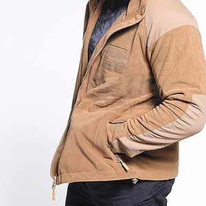 Top Selling High Quality Eco-Friendly Breathable <b>Sherpa</b> Jacket Winter Stand Collar Front Men Made Pakistan Customizable - Product Image 4
