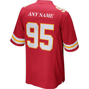 2025 nuevos diseños personalizados cosido camiseta de fútbol americano para equipos de gran tamaño transpirable uniforme de fútbol americano Tops - Product Image 3