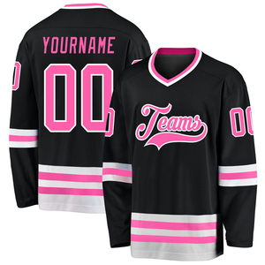 Design personnalisé Logo imprimé pour hommes OEM ODM Service Maillot de hockey sur glace personnalisé Maillot de hockey en ligne à sublimation de Chine - Product Image 1