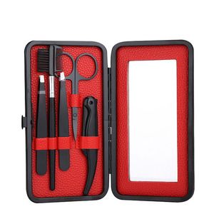 Kit de ciseaux à sourcils en acier inoxydable design personnalisé 3 en 1 kit de pinces à sourcils - Product Image 1