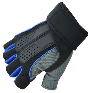 Gants de musculation en néoprène et cuir respirants et légers pour la vente en gros, avec logo personnalisé, pour la salle de sport - Product Image 1