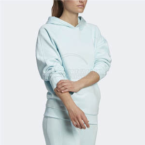 Sweats à capuche à manches longues personnalisés pour femmes respirants 100% coton dernier design pour adultes col à capuche avec logo avant pour l'hiver - Product Image 3