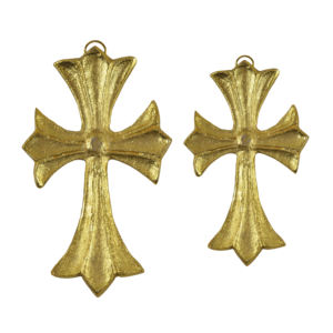 Collar de Cruz ortodoxa griega con acabado brillante dorado, calidad superior, suministros de iglesia de Navidad hechos a mano orientales, superventas - Product Image 6