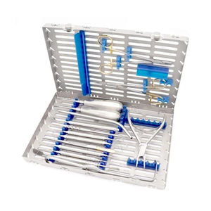 ชุดเครื่องมือผ่าตัดโอสเตอโทมีคุณภาพสูง 15 ชิ้น ผลิตจากเหล็กกล้าไร้สนิมเยอรมัน ได้รับการรับรองมาตรฐาน CE คู่มือการใช้งาน MOL รับประกันความปลอดภัย 1 ปี - Product Image 1