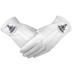 Gants maçonniques de haute qualité, vente chaude, logo brodé, design personnalisé, gants maçonniques - Product Image 6