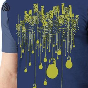 Camiseta estampada de cuello redondo para hombre, Camiseta de cuello redondo, camisetas de manga corta de Color liso, ropa informal de nuevo diseño para hombre - Product Image 5