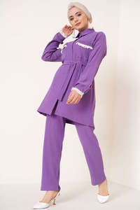 Nouvelle saison Satin femmes été modeste ethnique islamique robe dubaï musulman caftan tunique Abaya Style turc fait mode islamique - Product Image 5