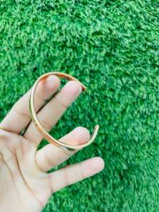 สร้อยข้อมือแม่เหล็กทองแดงบริสุทธิ์ทำด้วยมือแบบทันสมัยกำไลข้อมือทองกุหลาบพลังงานบำบัดโรคข้ออักเสบ - Product Image 4