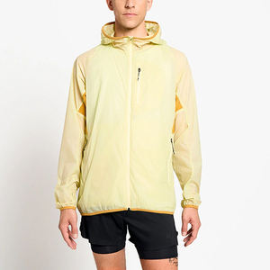 Chaqueta Cortavientos Personalizada al por Mayor, Chaqueta Deportiva Informal de Primera Calidad, Ligera, de Secado Rápido, con Cremallera - Product Image 1