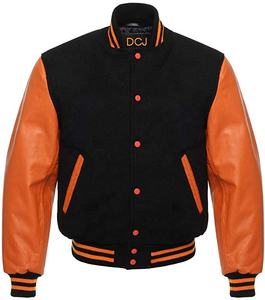 Chaqueta de Béisbol de Invierno Personalizada para Hombre, Estilo Casual Holgado con Parches, Chaqueta Varsity de Poliéster Personalizada, Cuello Alto, Forro de Lana, Resistente al Viento, OEM - Product Image 2