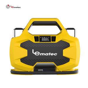 Compresseur d'air sans fil LEMATEC 12V à double cylindre avec écran LCD numérique, gonfleur de pneus 3-150 PSI pour voiture, vélo, moto - Product Image 1