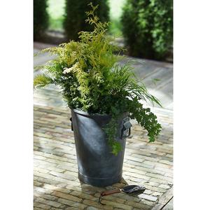 Maceta Redonda Profunda Galvanizada para Suculentas y Cactus que Ofrece una Fuerte Resistencia a la Corrosión y un Encanto Rústico - Product Image 1