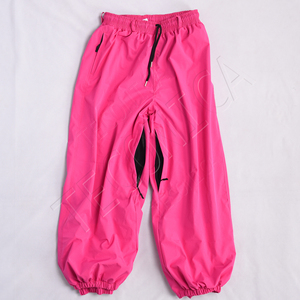 OEM pantalones de esquí unisex forro de nailon de poliéster alto invierno snowboard impermeable a prueba de viento cremallera duradera conveniente impreso - Product Image 2