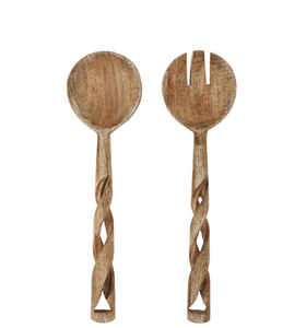 Meilleur ensemble de deux couverts en bois pour les ensembles de couverts de table de cuisine pour l'utilisation de couverts en bois de restaurant d'hôtel à la maison - Product Image 5