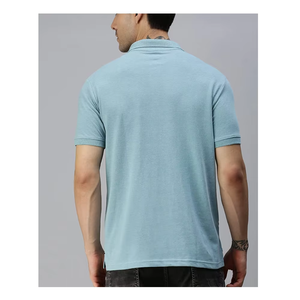 Polos estampados para hombre con logotipo, camisetas elegantes de manga corta con cuello, camisetas polo transpirables personalizadas - Product Image 5