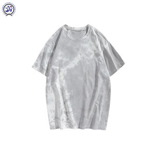 2024 nuevo diseño personalizado de alta calidad 100% algodón ropa informal suelta ajuste hombres camisetas impresión hombres Tie Dye camiseta para hombres - Product Image 5