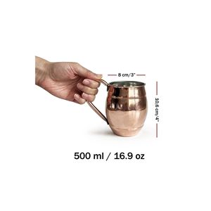 Handmade Embossed <b>Copper</b> <b>Jug</b> and Set of 2 Glasses - Product Image 6