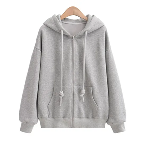 Venta al por mayor 100% sudaderas con capucha de poliéster Unisex EE. UU. Tamaño personalizado bordado impreso liso cremallera sudaderas con capucha de los hombres Sudadera con capucha - Product Image 6