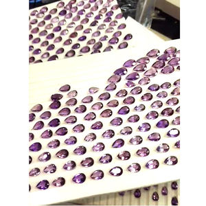 925ชิ้นอะเมทิสต์บราซิลธรรมชาติ7x5 8 8x6 9 10x7 10x8 11x9 14x10มม. ตัดลูกแพร์รูปไข่1460 CTS iroc มีด้านให้เรา $401สำหรับทุกคน - Product Image 3