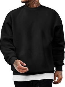 Sudadera con capucha cómoda y elegante para hombre Diseño de color negro atrevido con impresión digital para ropa de invierno informal - Product Image 3
