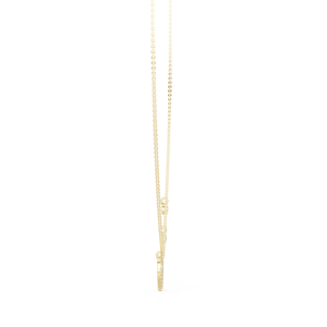 จี้เพชรทรงหัวใจเพาะเลี้ยงในห้องปฏิบัติการ สร้อยคอทองคำแท้ 14K 18K ประดับเพชรแบบลอย DEF VVS เครื่องประดับชั้นดีสำหรับผู้หญิง - Product Image 4
