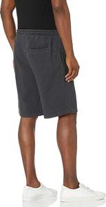 Custom Long French Terry Heavy Mens Training Athletic Unisex Fleece Cotton Shorts Blank Sweat Gym Shorts para hombres - Product Image 4