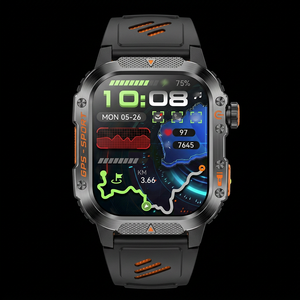 Montre connectée GPS Sower HT36 avec écran TFT de 2,01 pouces, suivi de la fréquence cardiaque, étanche IP68, montre de fitness pour hommes et femmes - Product Image 3