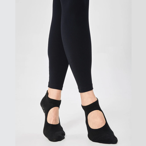 Legging côtelé taille haute pour femme Legging cousu sur toute la longueur en tissu tricoté extensible et confortable - Product Image 5