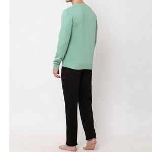 Haute qualité 100% coton deux pièces ensemble de pantalons de survêtement pour hommes personnalisé poids lourd 400Gsm pull survêtements respirant imprimé - Product Image 4