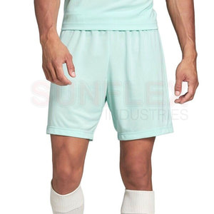 กางเกงฟุตบอลสีตามสั่ง ผลิตในปากีสถาน คุณภาพสูง น้ำหนักเบา โพลีเอสเตอร์ 100% แห้งเร็ว ระบายอากาศได้ดี ตัดเย็บด้วยระบบอัตโนมัติ - Product Image 2