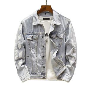 Veste en jean de haute qualité pour hommes pour l'hiver, lavable, style ajusté, col moulant, poches chauffe-mains, meilleur vendeur, service OEM - Product Image 3