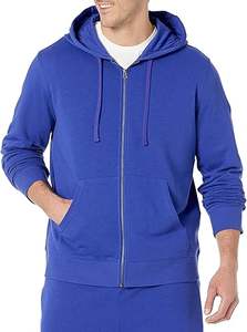 Sudaderas Casuales de Invierno para Hombre, Color Sólido, Poliéster/Algodón, Felpa, Corte Regular con Diseño de Bolsillo, Ecológicas, de Secado Rápido y Transpirables - Product Image 3