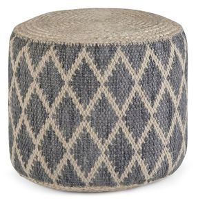 Pouf Ottoman ทรงกลมแบบกว้างตกแต่งบ้านด้วย Wayfair รีวิวสินค้ามีคุณภาพ - Product Image 1