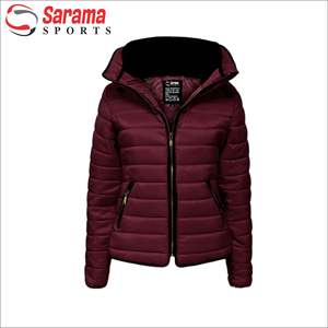 Chaqueta con cremallera gruesa y cuello alto para mujer, chaqueta cálida de invierno - Product Image 4