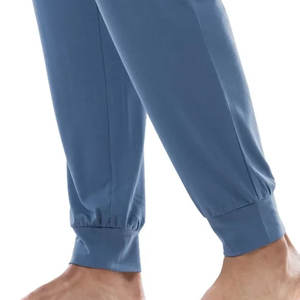 Meilleures ventes de pantalons de jogging d'hiver de haute qualité pour hommes pantalons de survêtement de sport décontractés en tissu de toile teint uni de grande taille - Product Image 4