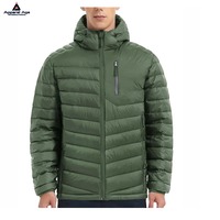Veste d'hiver décontractée pour homme, vente chaude personnalisée, veste matelassée de haute qualité en nylon et plumes de canard, design tendance, taille plus