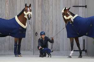 고품질 겨울용 말 담요 방풍 스테이블 블랭킷 헤비 웨이트 440 데니어 옥스포드 원단 기계 세탁 가능 맞춤형 모든 사이즈에 적합 - Product Image 4