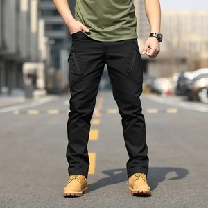 Autumn Summer Street Wear Mid Waist Jeans Baggy <b>Cargo</b> <b>Pants</b> Custom 100% Cotton Loose Straight Y2k Men's <b>Camouflage</b> <b>Pants</b> - Product Image 4