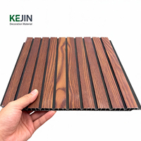 Paneles de Techo Falso Modernos de PVC con Ranura y Lengüeta, 300*10mm, Fácil Instalación, Ignífugos, Acanalados