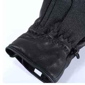 Hot sale Winter Warm Sport Skiing <b>Gloves</b> & <b>Mittens</b> Waterproof Leather Snow <b>Gloves</b> Windproof Three Fingers Snowboard <b>Mittens</b> - Product Image 2