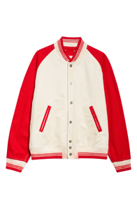 Chaqueta universitaria de poliéster con logotipo personalizado al por mayor para hombre, chaqueta bomber de béisbol universitaria con bolsillos y botones y cierre - Product Image 6