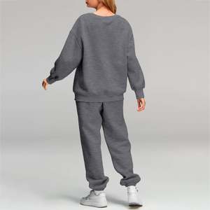 Traje De Jogging cómodo De alta calidad a la moda para Mujer, chándales De longitud completa, Conjunto De Mujer, conjunto deportivo De dos piezas para Mujer - Product Image 5