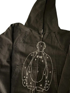 Venta al por mayor de sudaderas con capucha de los hombres de diseño personalizado de invierno de gran tamaño de algodón liso estampado único patrón sólido a granel de talla grande sudaderas con capucha - Product Image 4