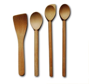 Ensemble de spatules en bois 7pcs ustensile de cuisine mangue naturelle ensemble de 2 serveurs de salade en bois ensemble de 2 KETCHENWAR UNIQUE FAIT À LA MAIN - Product Image 5